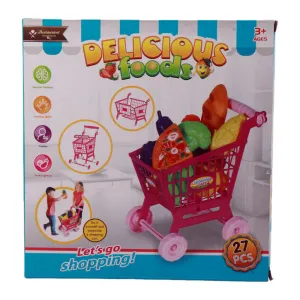 654-1D DELICIOUS FOOD SHOPPING CART A.I