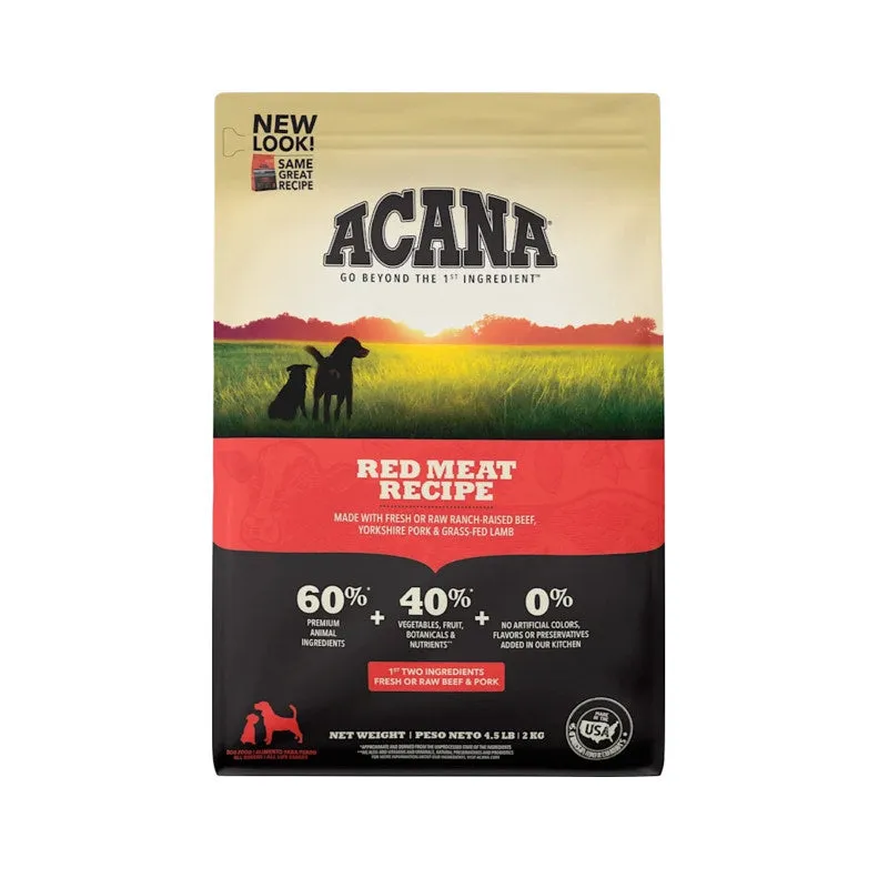 Acana Red Meat Formula Dry Dog Food