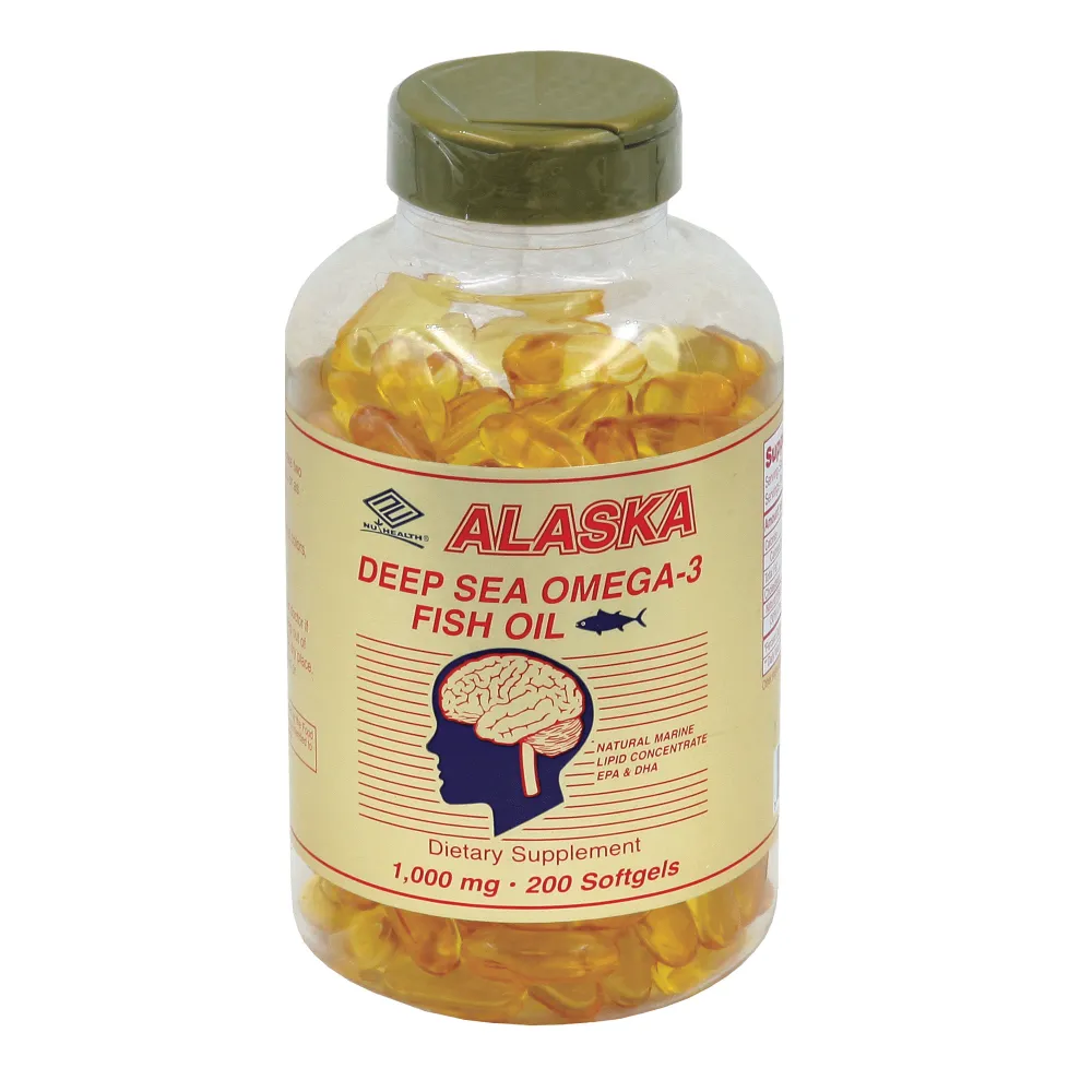 Alaska Deep Sea Fish Oil (200 Softgels / 1,000 mg)