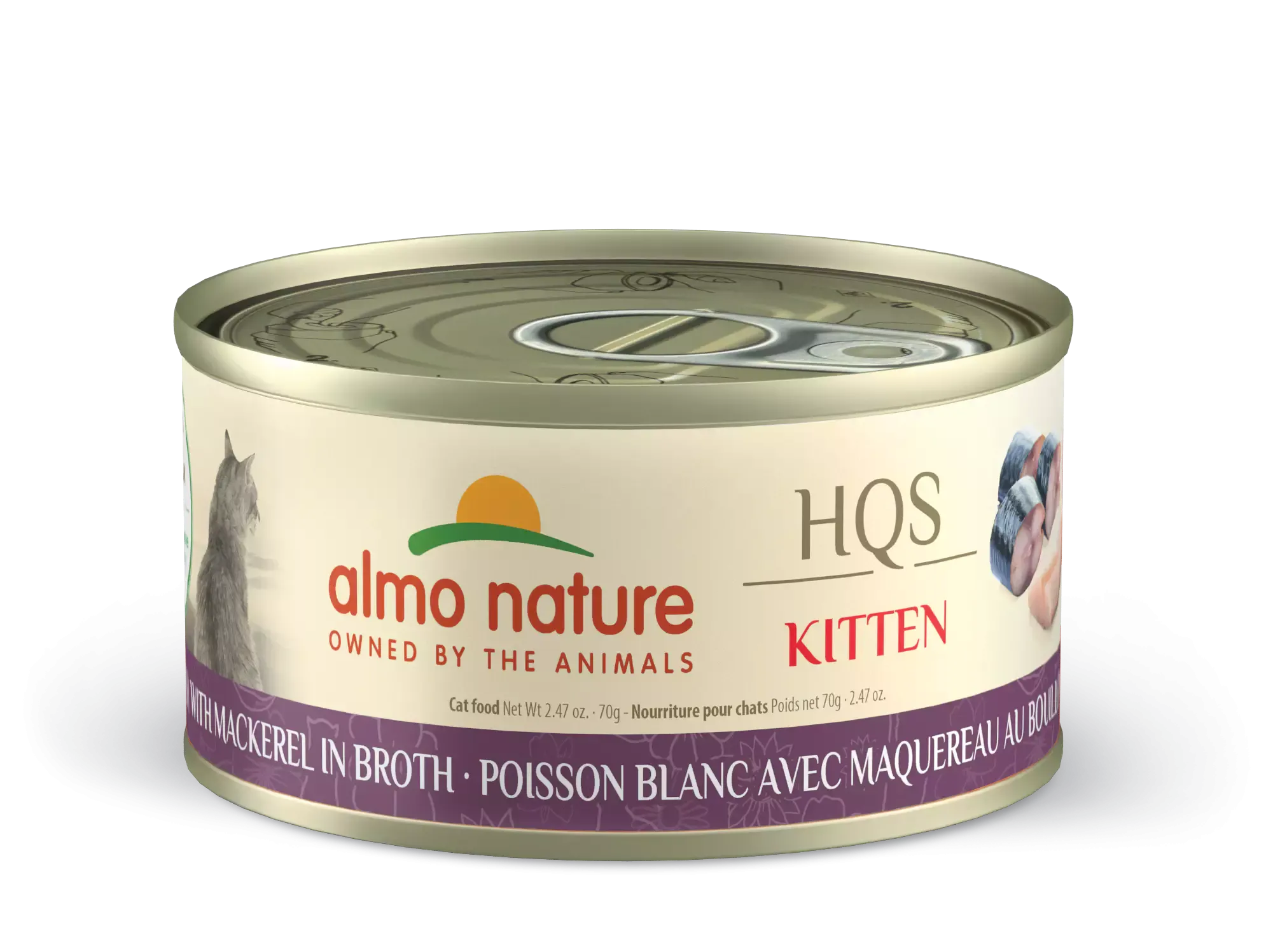 Almo Nature - Kitten - Whitefish & Mackerel in Broth