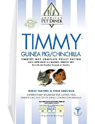 American Pet Diner Timmy Guinea Pig & Chinchilla Pellet 2.75lb