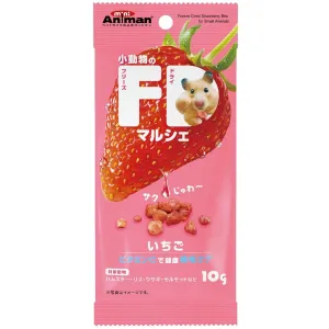 Animan Freeze Dried Strawberry Bits Small Animal Treats 10g