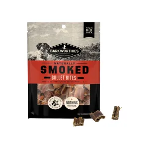 Barkworthies Naturally Smoked Beef Gullet Bites Dog Chews