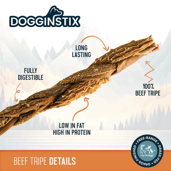 Beef Tripe Braided Stick