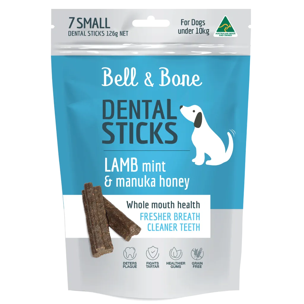 Bell & Bone Dog Dental Sticks Lamb Mint and Manuka Honey