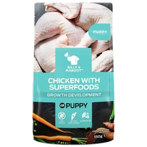 Billy   Margot Puppy Chicken with Superfoods Wet Pouch 12 x 150g