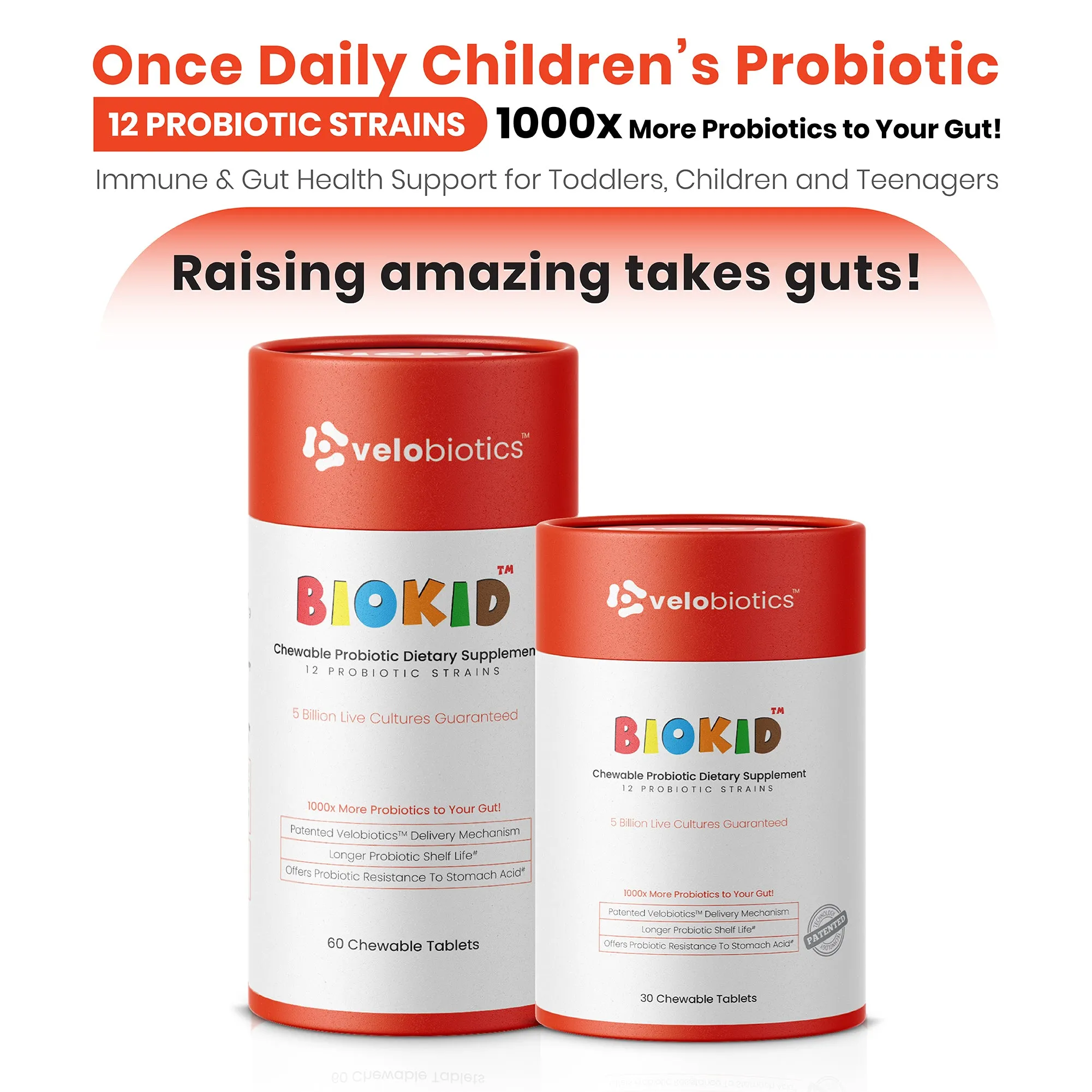 BioKid™ Probiotic Chewable Tablets for Children