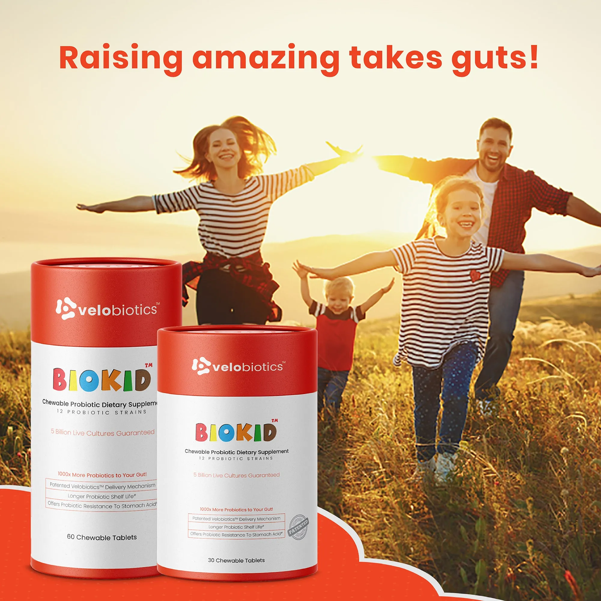 BioKid™ Probiotic Chewable Tablets for Children