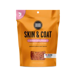 BIXBI® Skin & Coat Jerky Treats for Dogs – Salmon Recipe