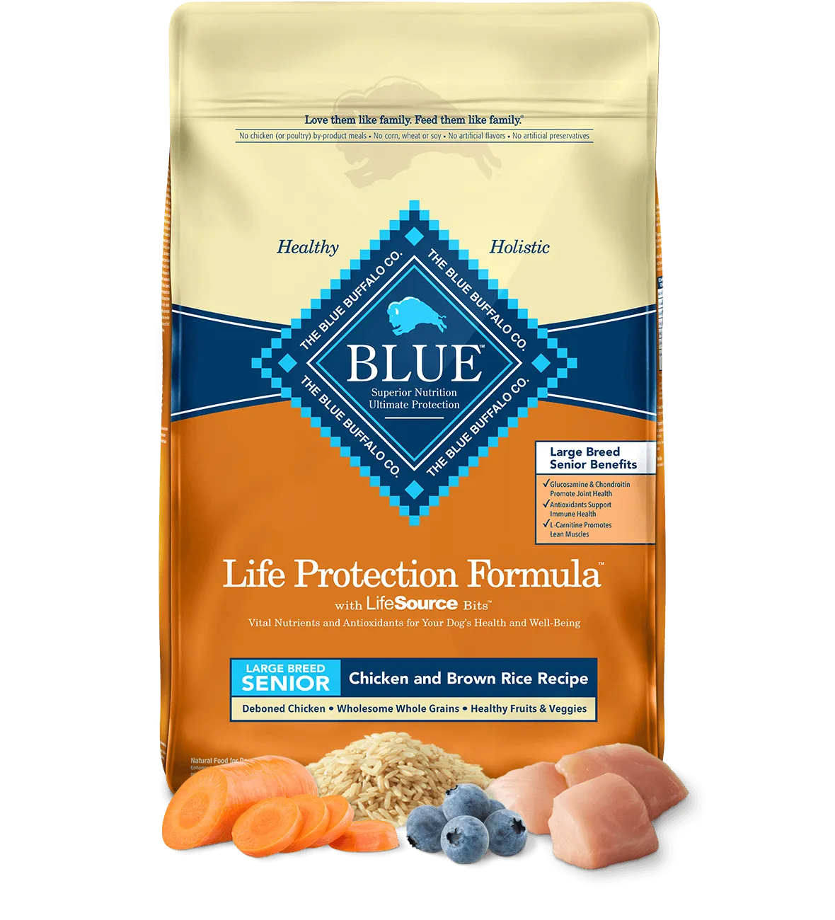 Blue Buffalo Life Protection Senior Large Breed Dry Dog Food