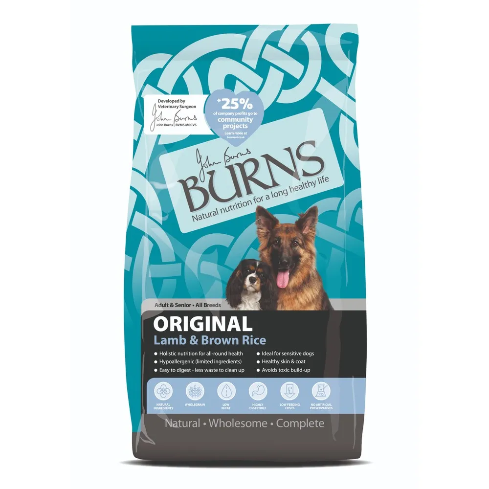 Burns Original with Lamb Dog Food 2kg