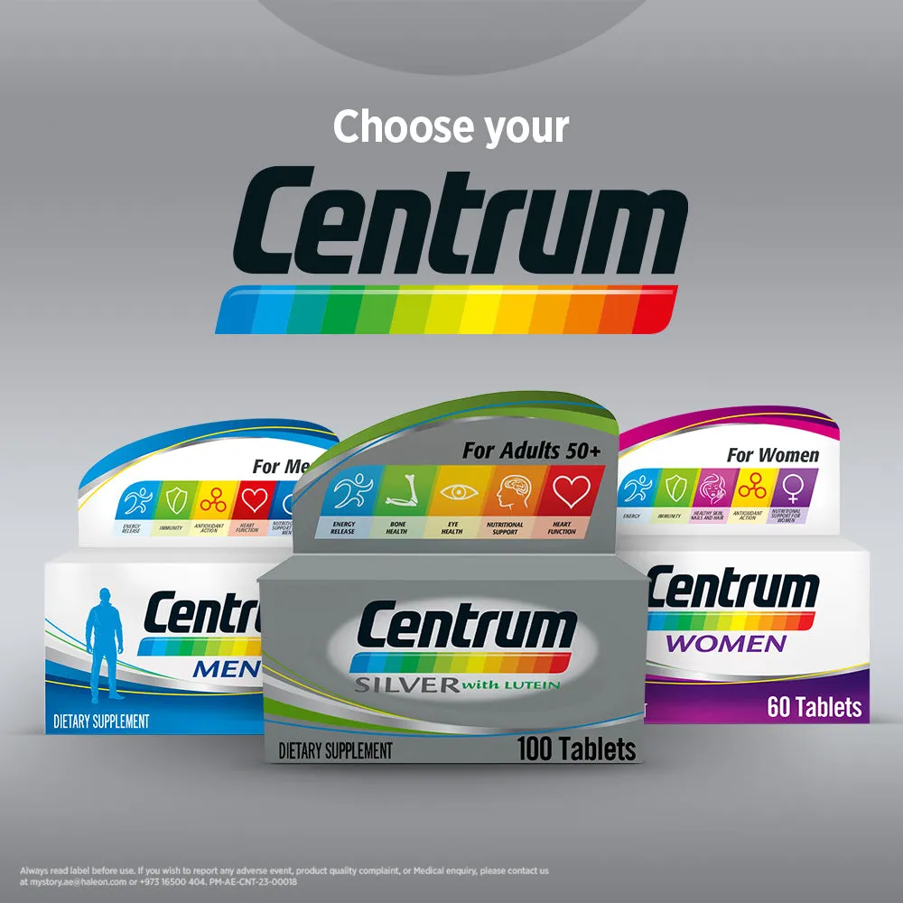 Centrum Silver With Lutein Tablet 100 Tab