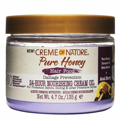 Creme of Nature: Pure Honey Nourshing Cream Oil 4.7oz