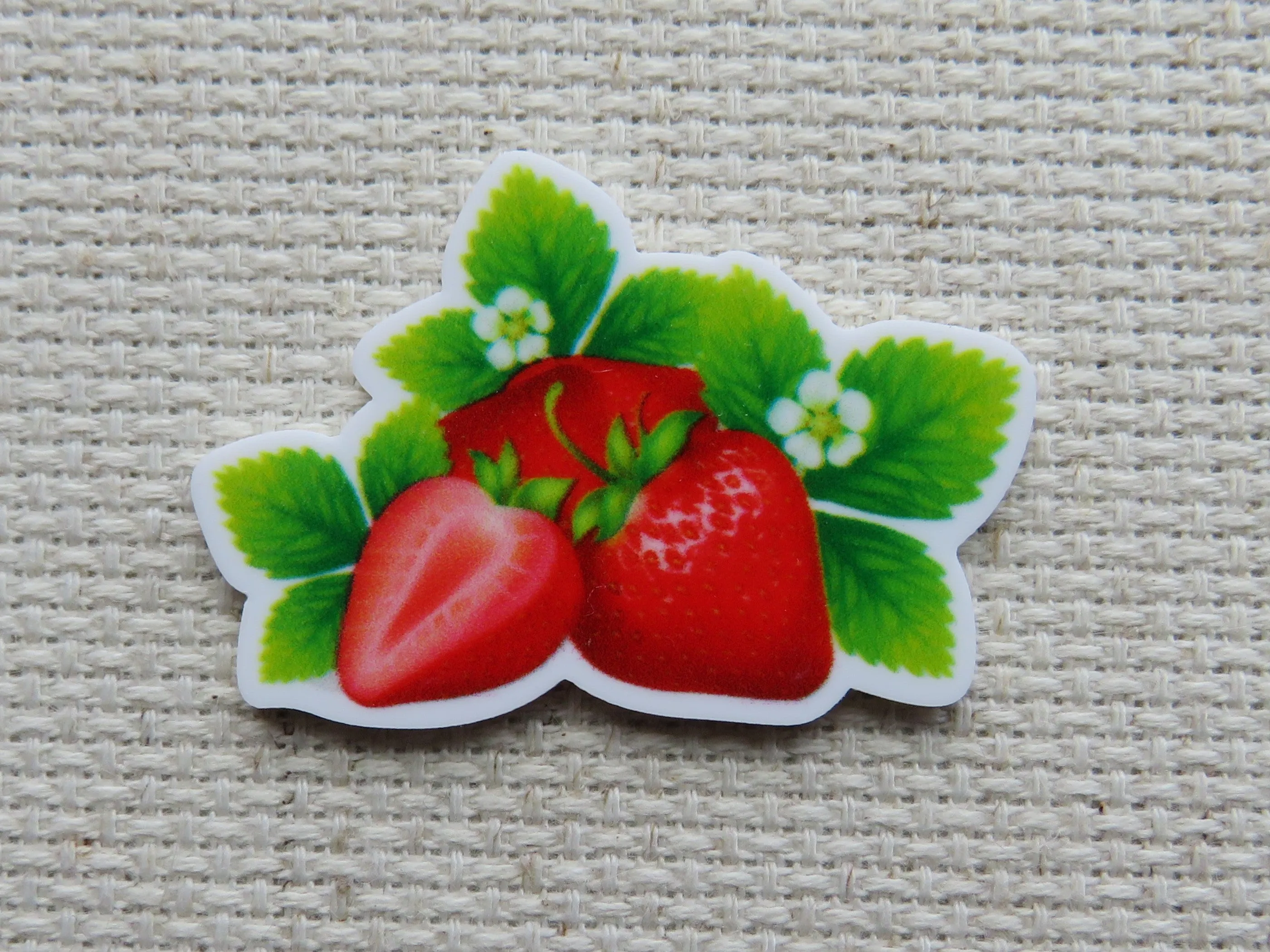 Delicious Strawberries Needle Minder, Cover Minder, Magnet