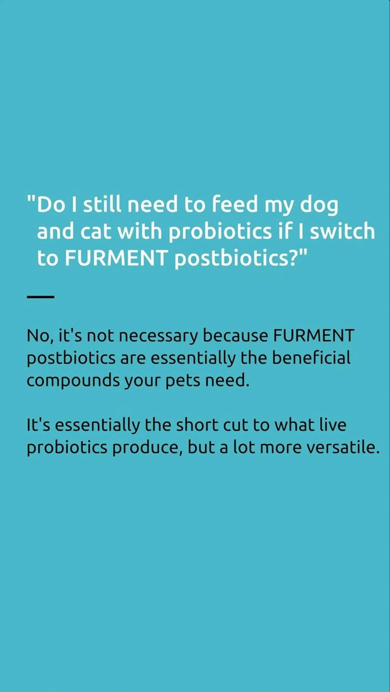 Dog Supplement Gut Support, Furment Postbiotics Plus Gel