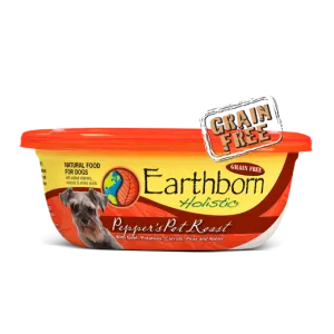 Earthborn Moist Grain Free Pepper's Pot Roast Stew Wet Dog Food