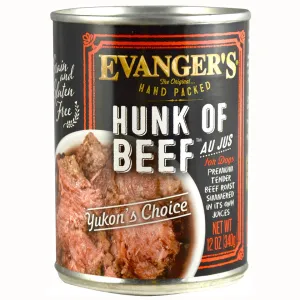 Evangers Hunk Of Beef Dog Food