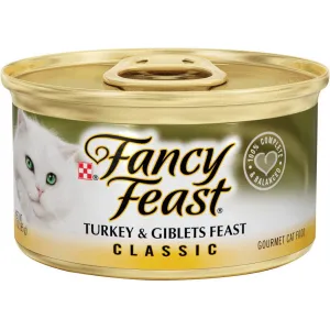 Fancy Feast Classic Turkey & Giblets Feast Wet Cat Food