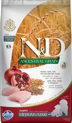 Farmina Ancestral Grain Chicken & Pomegranate Puppy Medium & Maxi