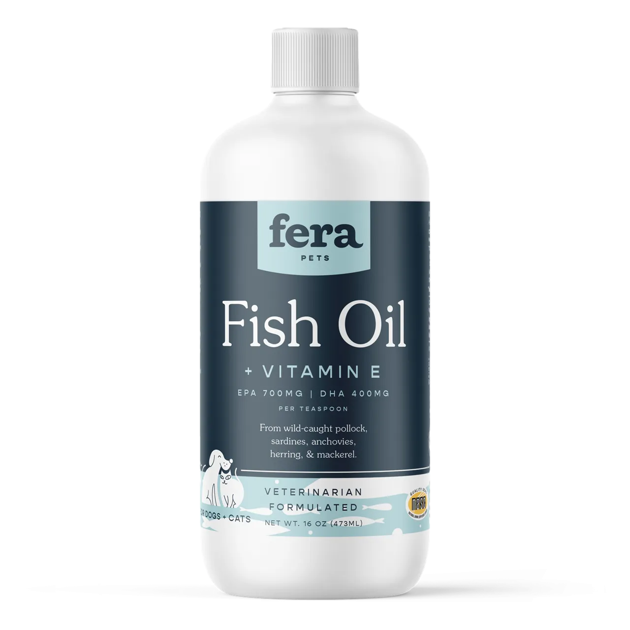 Fera Pet Organics Dog and Cat Supplement, Fish Oil