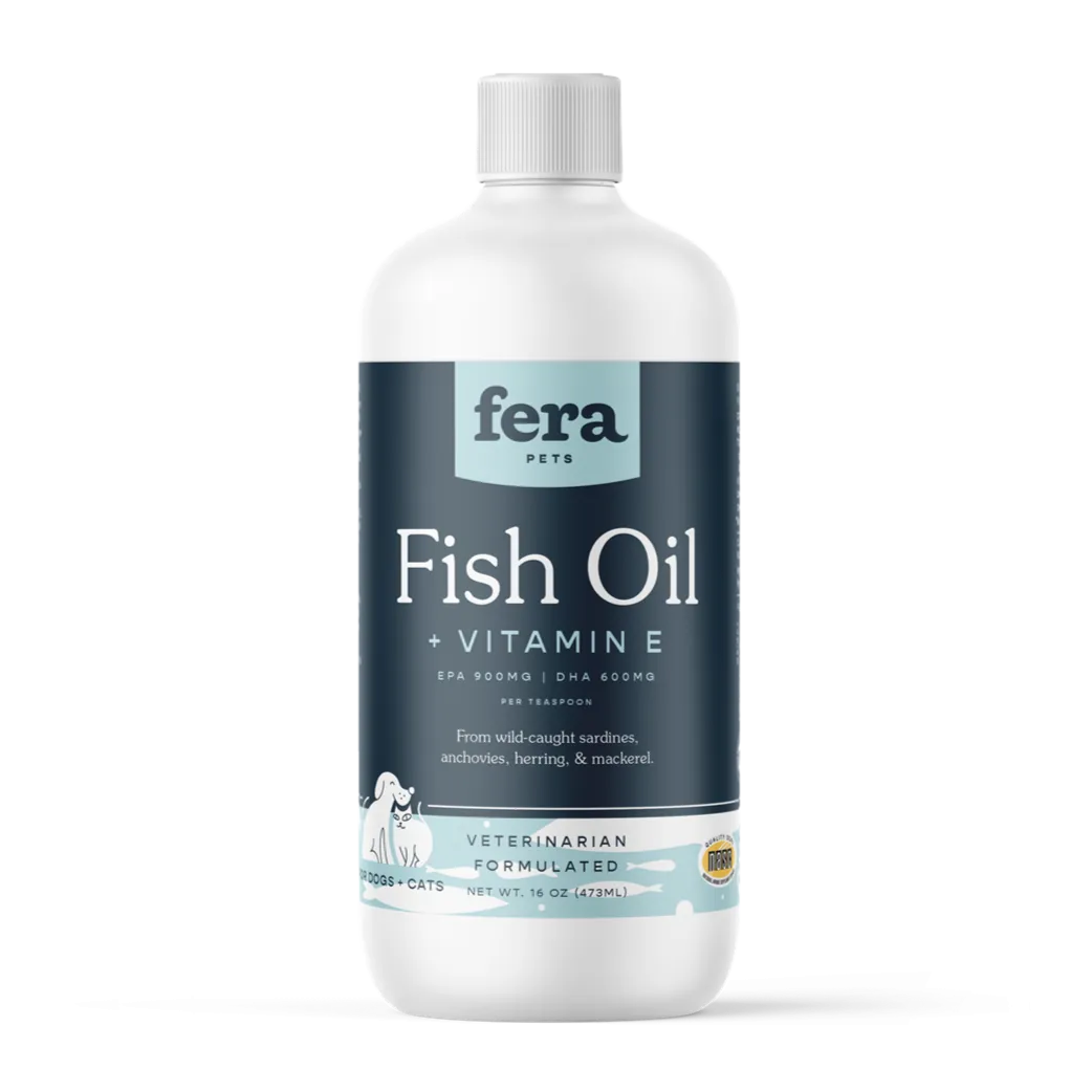 Fera Pet Organics Dog and Cat Supplement, Fish Oil