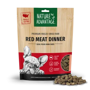 Freeze-Dried Red Meat Dinner Dog Food Mini Nibs