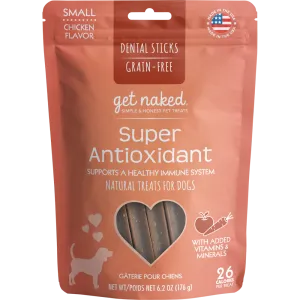 Get Naked® Super Antioxidant Dog Dental Chew Sticks