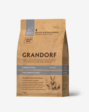 Grandorf Adult - Rabbit Turkey and Grain Free - 3kg