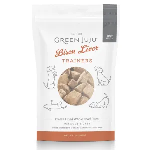 green juju bison liver trainer treats (3 oz)