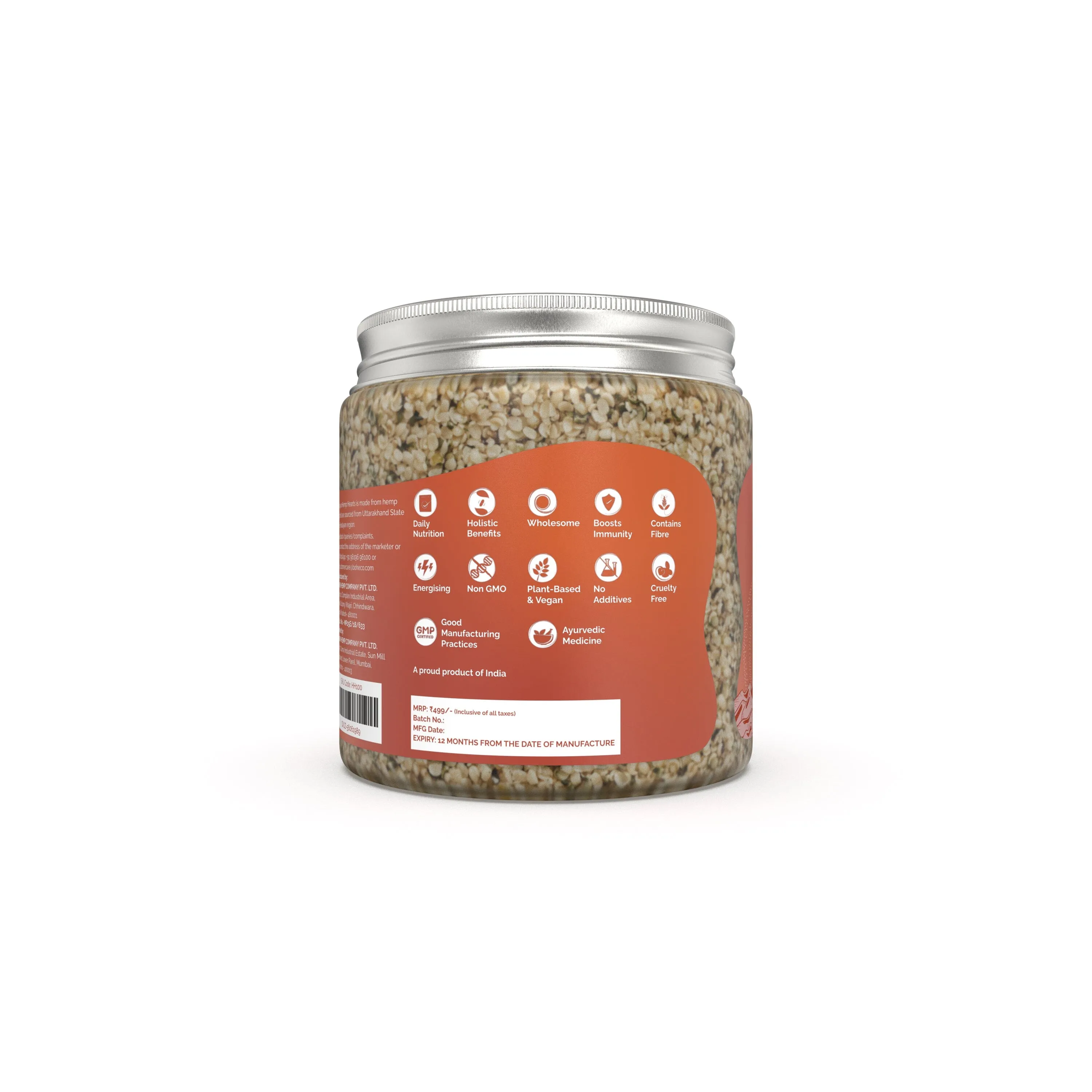 HIMALAYAN HEMP HEARTS-100 gms