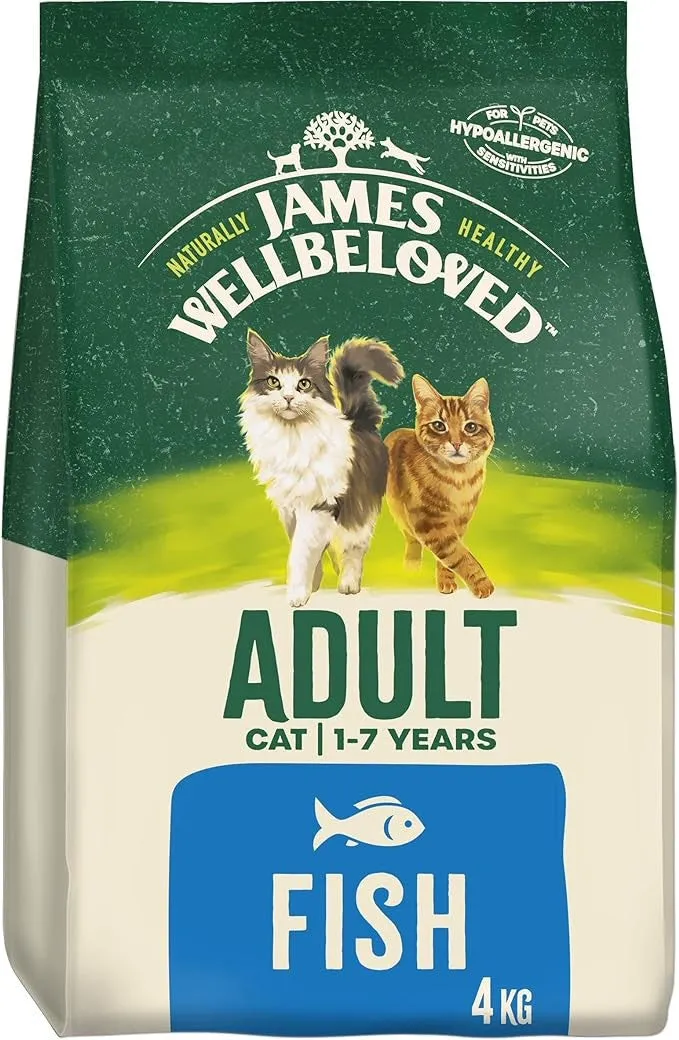 James Wellbeloved 4kg Fish Adult Dry Cat Food