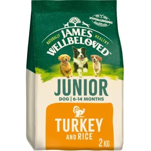 James Wellbeloved Junior Dog Dry Food Turkey and Rice