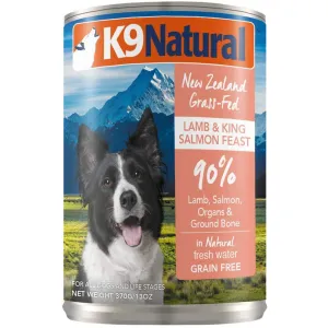 K9 Natural Lamb & King Salmon Grain Free Canned Wet Dog Food 13oz