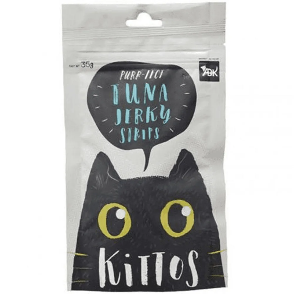 Kittos Purr Fect Tuna Jerky Strips Cat Treats Special Offer