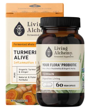 Living Alchemy Turmeric Alive 60 Vegetarian Capsules