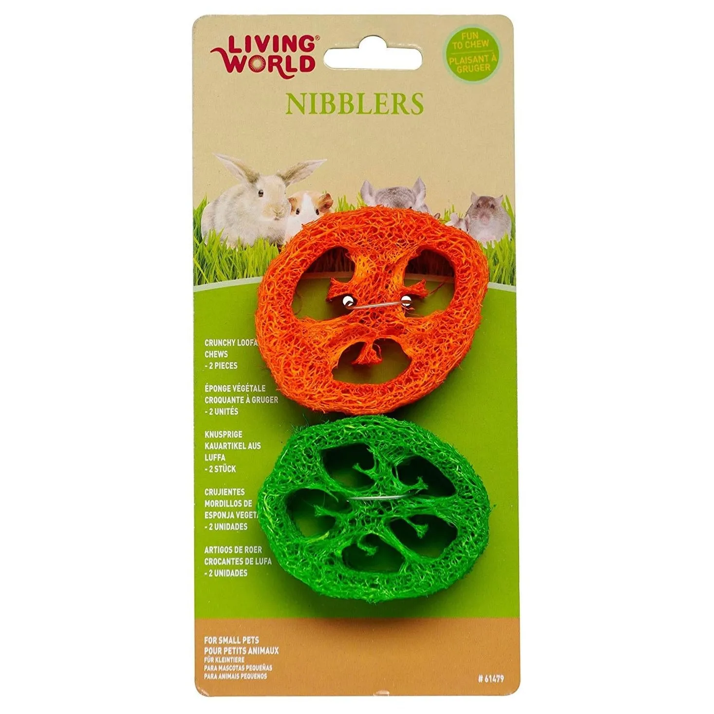 Living World Crunchy Capsicum Loofa 2pk