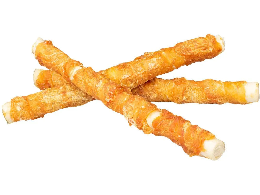 Meat! Chicken & Rawhide Sticks Small 12,5Cm - 100G - ± 9St