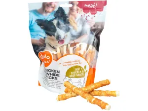 Meat! Chicken & Rawhide Sticks Small 12,5Cm - 100G - ± 9St