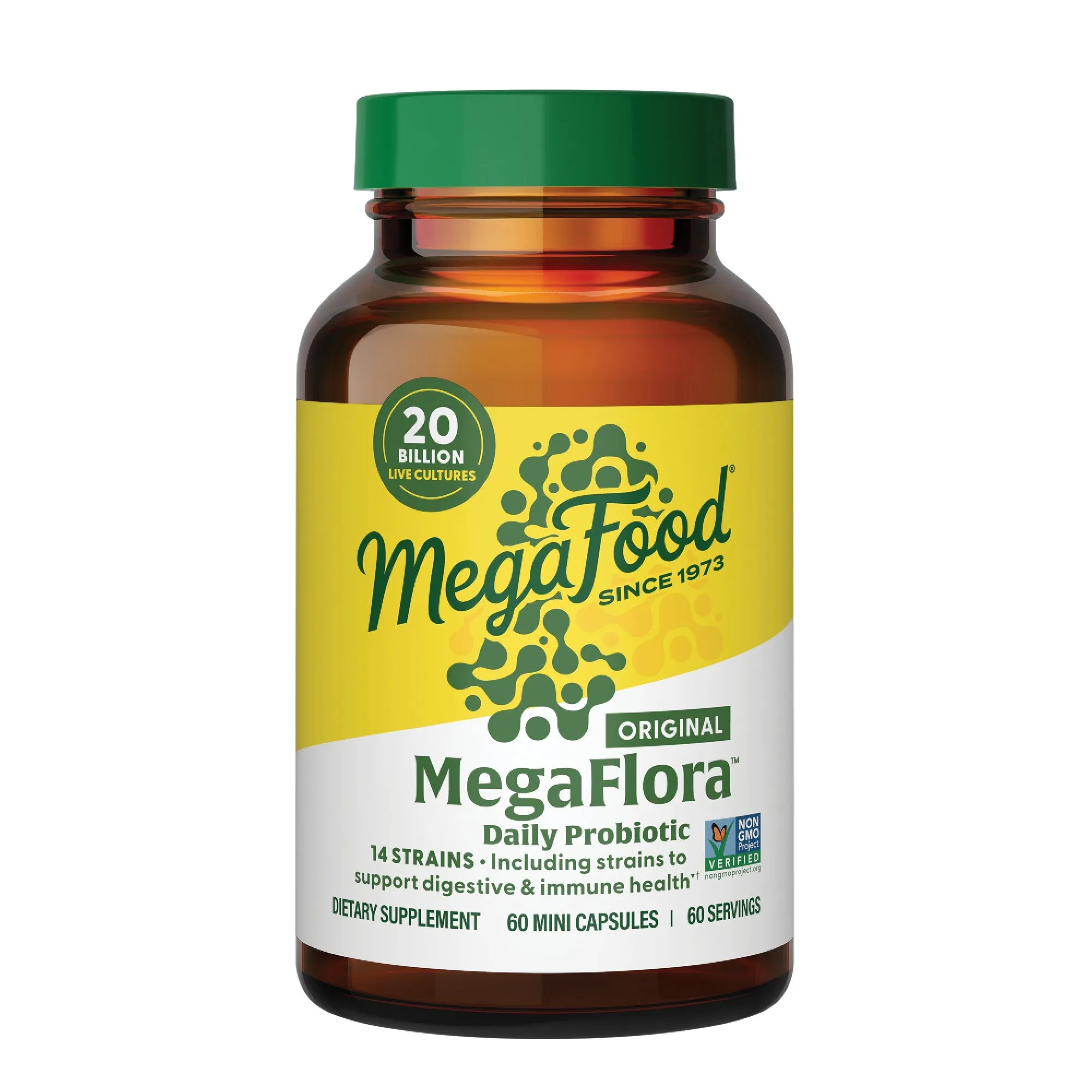 MegaFlora® Probiotic Original - 14 Strains - 20 Billion live cultures