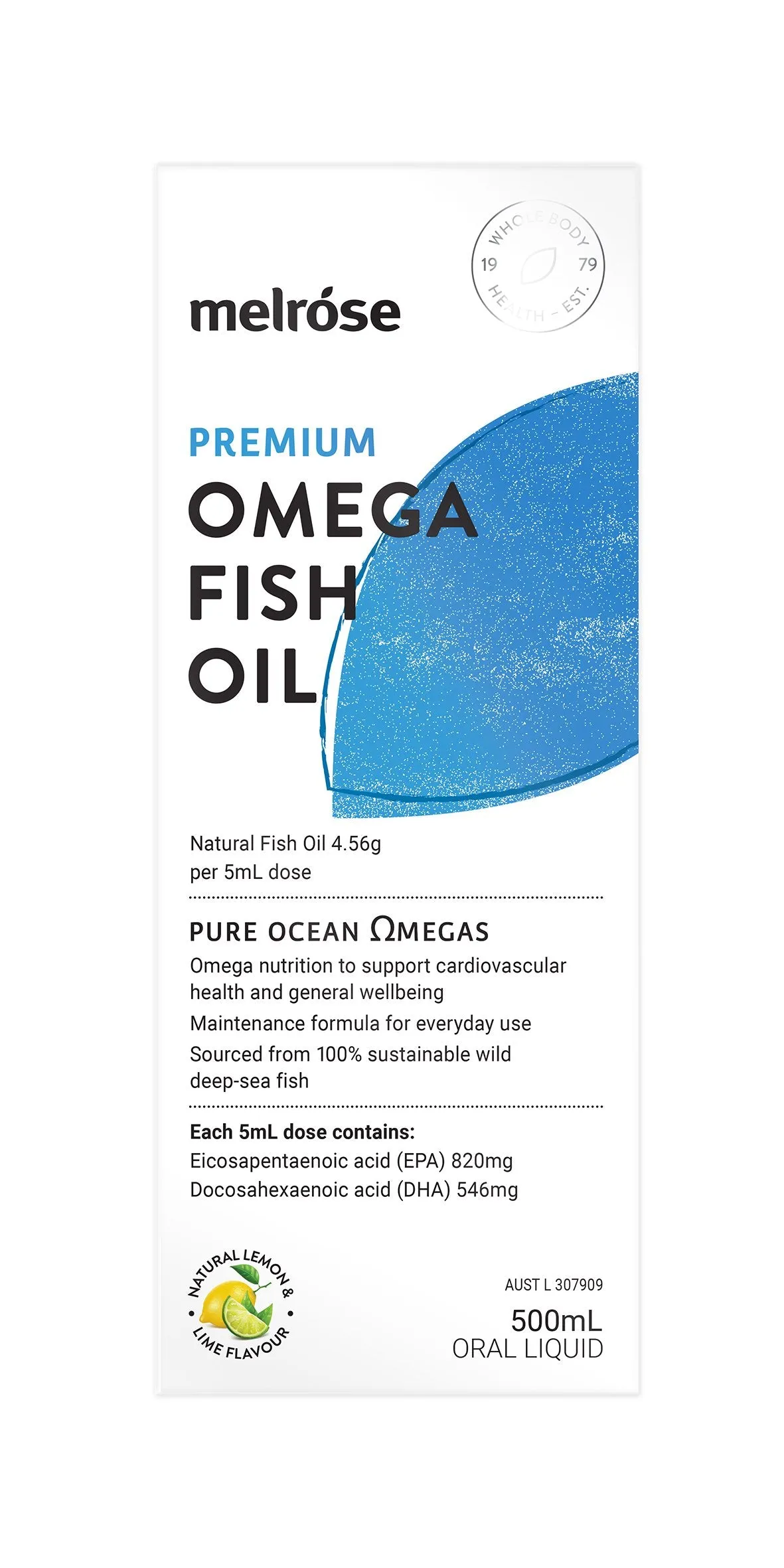 Melrose Premium Omega Fish Oil Liquid