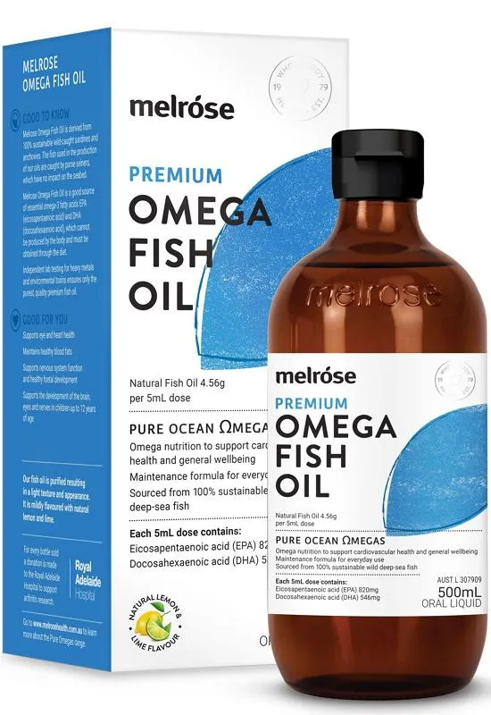 Melrose Premium Omega Fish Oil Liquid