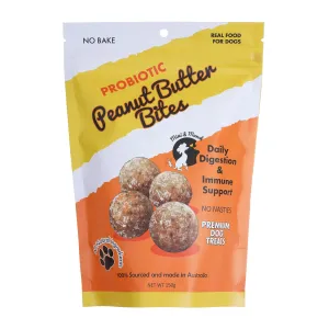 Mimi and Munch Probiotic Peanut Butter Bites Dog Treats 150g