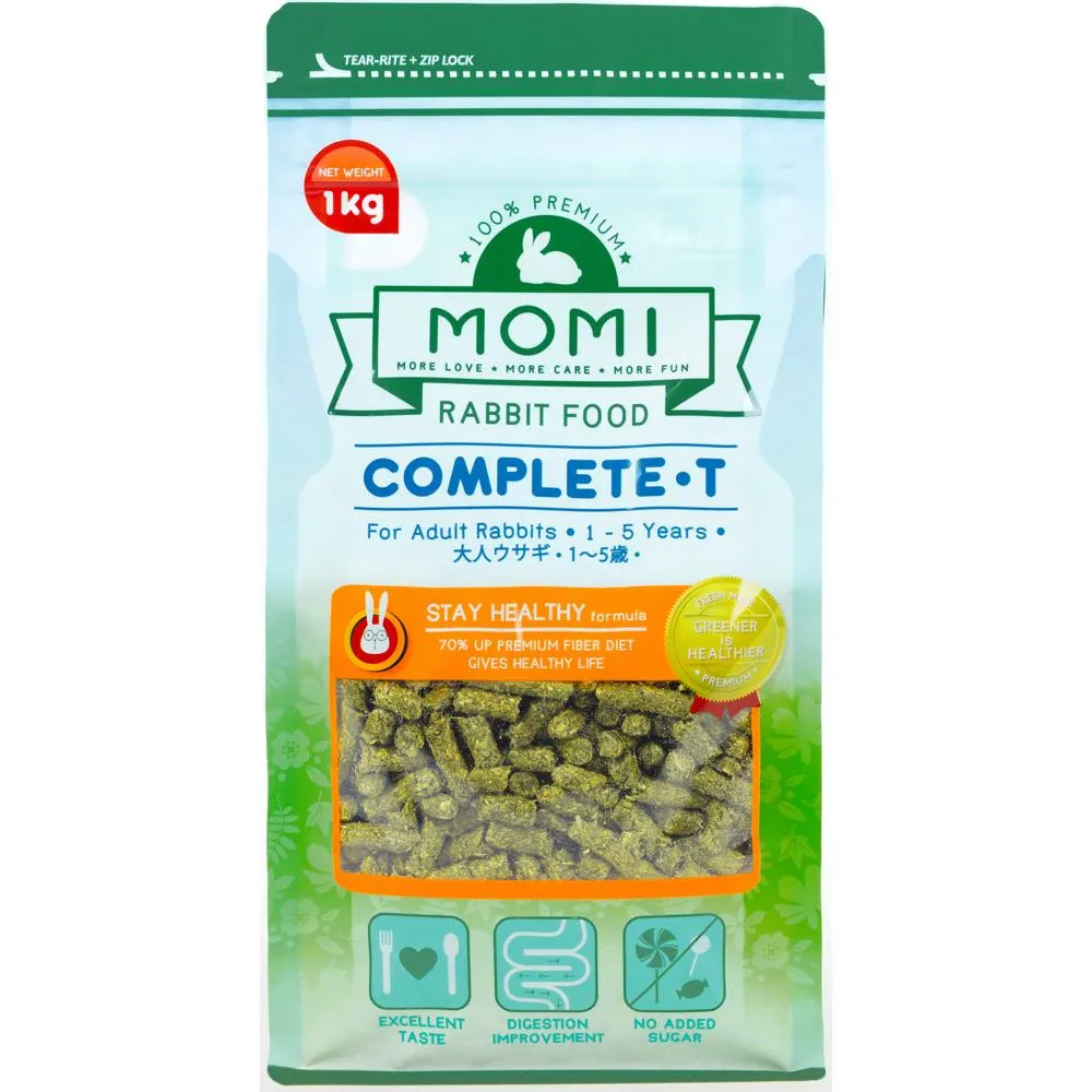 Momi Complete-T Adult Rabbit Food 1kg