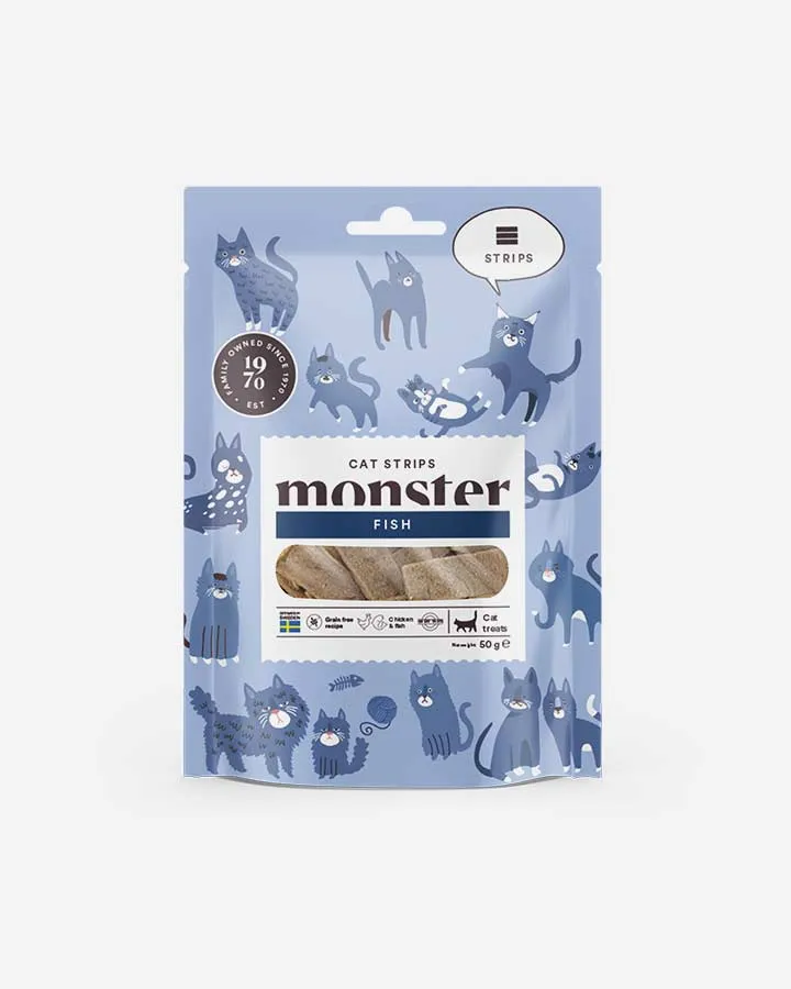 Monster Strips with Fish and Chicken - for cats