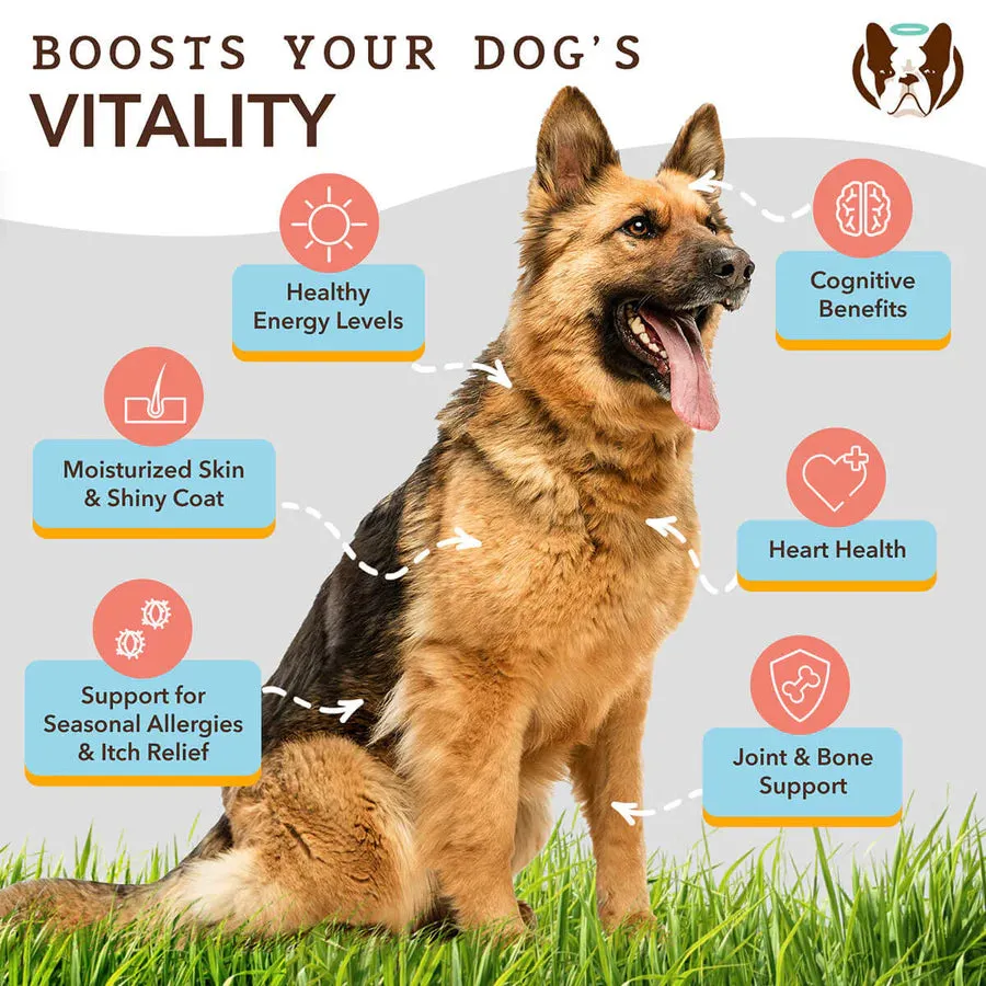 Natural Dog Company Wild Alaskan Fish Oil Dog Supplement - Wholesale