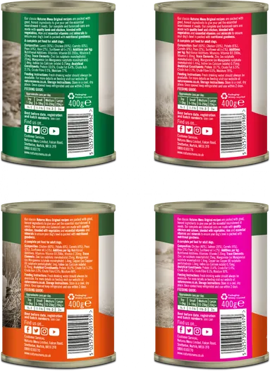 Natures Menu Dog Original Cans Multipack 12 x 400g