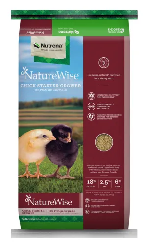 NatureWise Chick Starter Grower Crumbles Chicken Feed