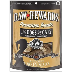 Northwest Naturals Freeze-Dried Turkey Necks Dog and Cat Treats 6 oz