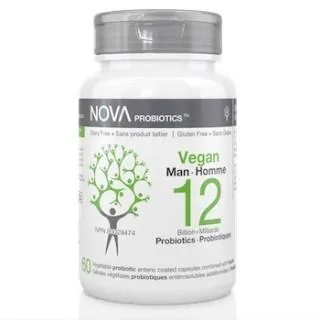 Nova probiotics - vegan men 12b - 60 caps