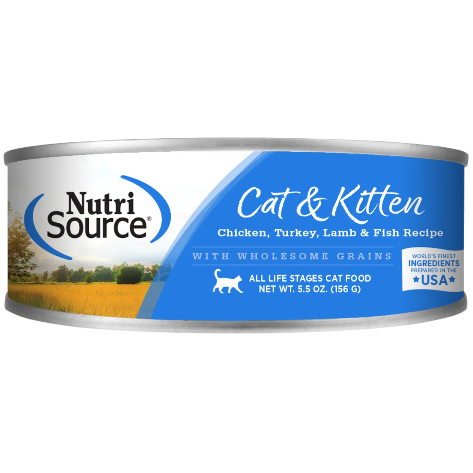 Nutrisource Chicken, Turkey, Lamb, and Fish Canned Cat Food 5.5 oz